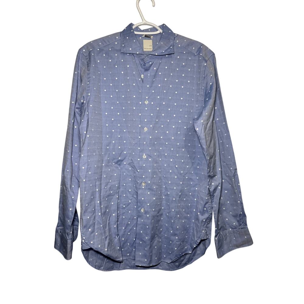 1958 The Sartorialist 41 quarantuno polka dot long sleeve button down‎ shirt